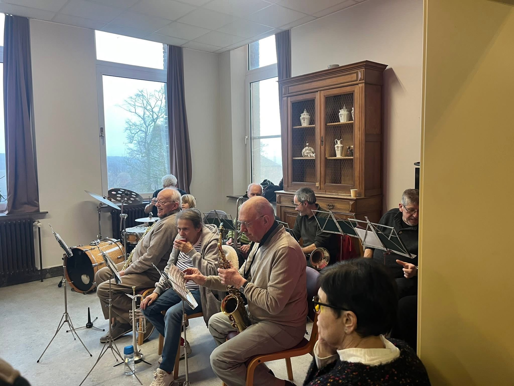 Visite des homes en musique